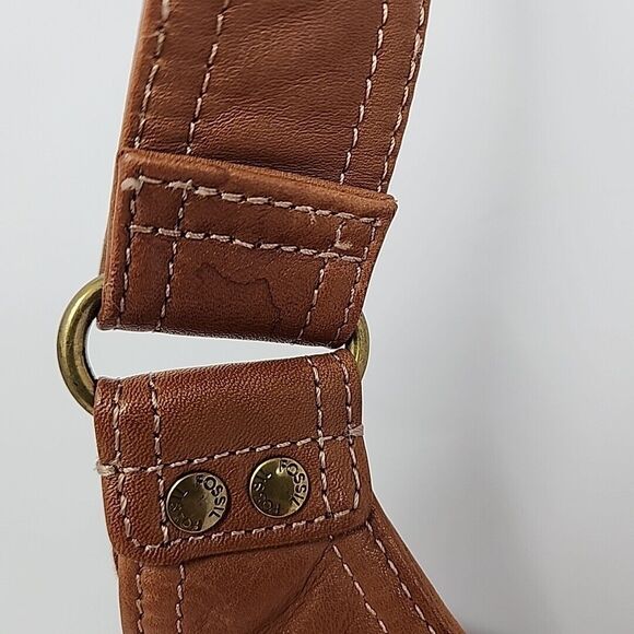 Fossil Purse Handbag Shoulder Vintage Y2K Brown Leather - Picture 10 of 16